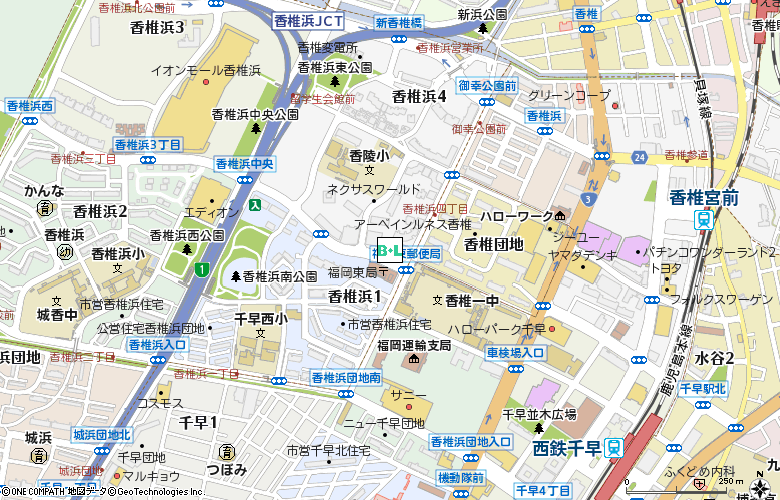 菊川コンタクト付近の地図